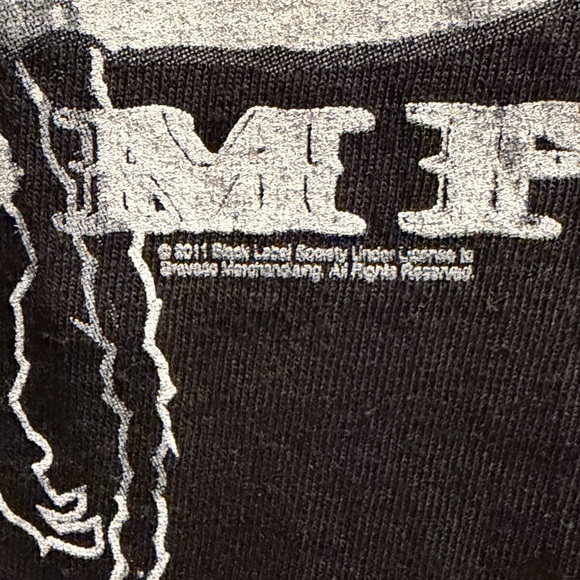 Black Label Society 2011 Tour Tee NEW - Picture 4 of 4